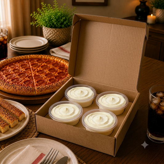 Unkie Monkey's Famous Pizza Crust Dessert Dips - Cream Cheese Donut Dessert Dip 4 Pack